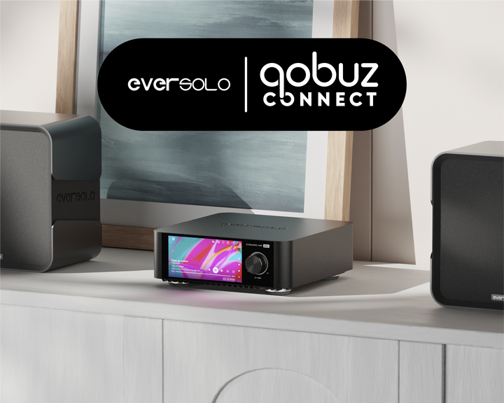 Eversolo announces that all Hi-Fi equipment in the DMP and Play series are now compatible with Qobuz Connect, the new feature that simplifies and enhances the listening experience.