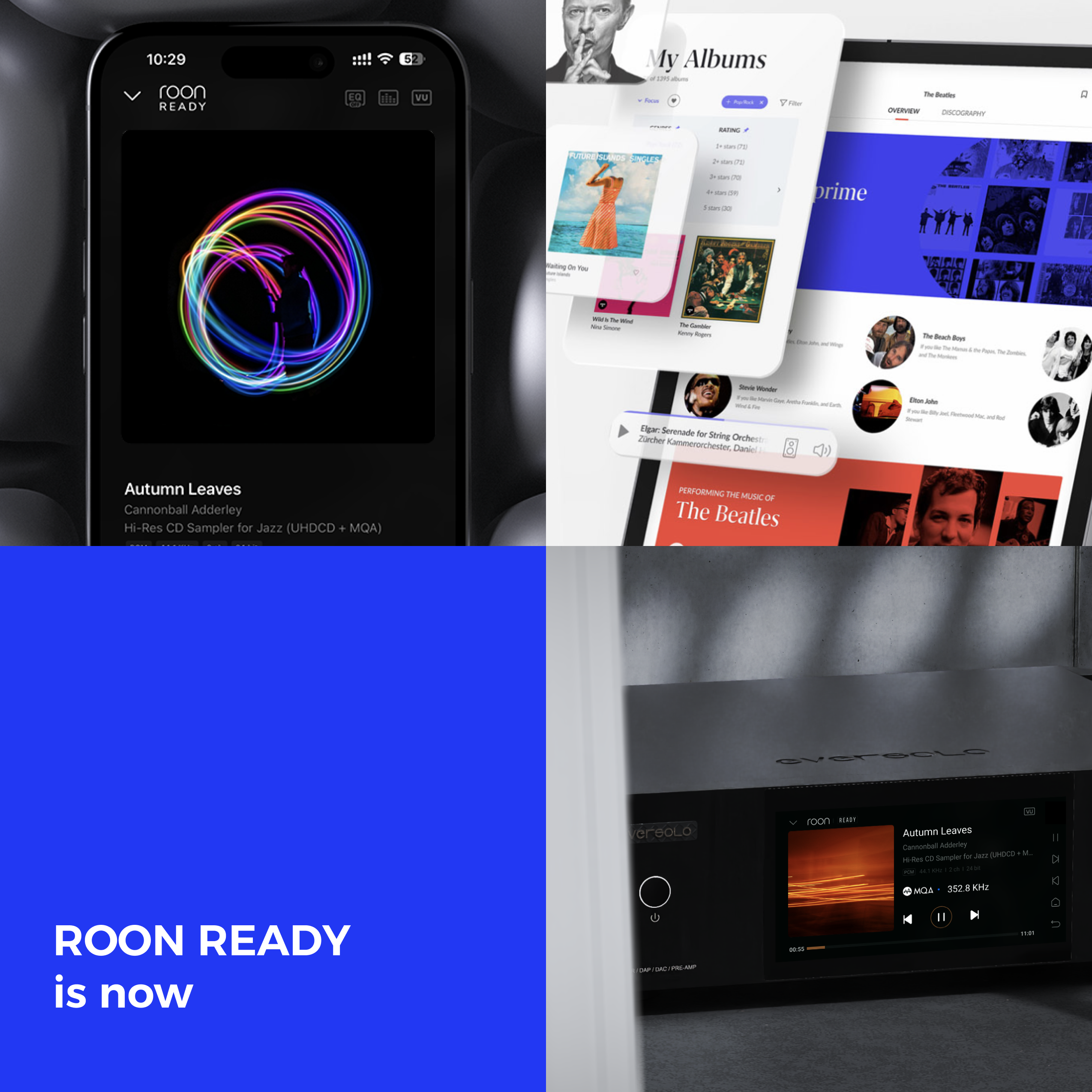 Official image for Eversolo’s in-depth collaboration with Roon